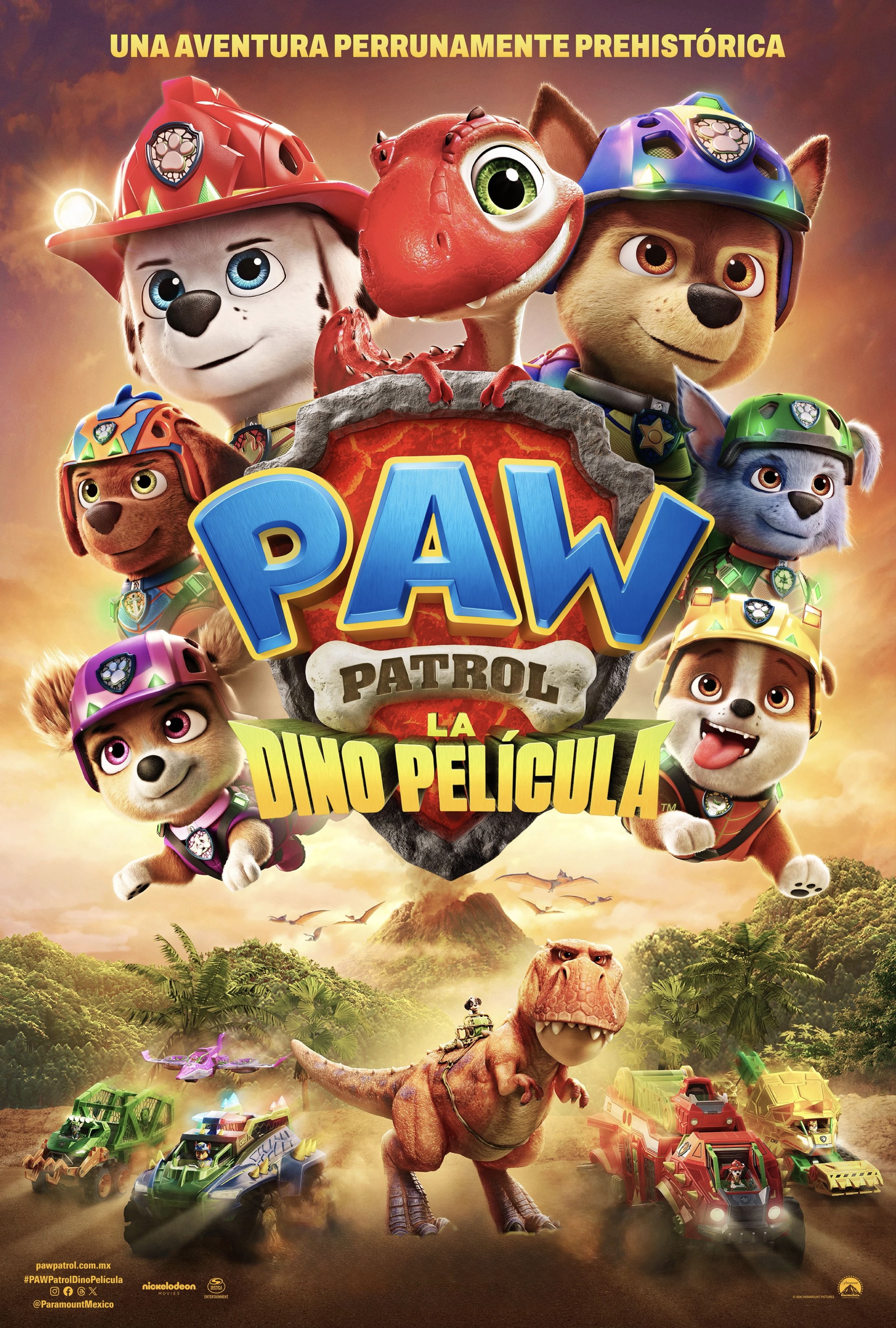 “Paw Patrol: la Dino Película” es diversión garantizada para toda la familia que ofrece aventuras prehistóricas llenas de corazón, risas y animación espectacular. 