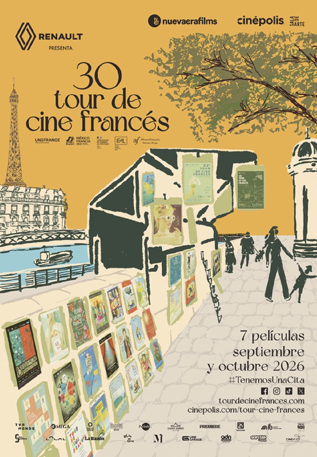 El Tour de Cine Francés celebra 30 años con siete estrenos y el regreso de sus grandes clásicos.